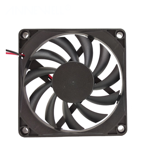 저소음 8010 DC 축 방향 팬 DC 5V 12V 24V 전원 공급 장치 사일런트 8*8*1cm 80mm 사일런트 브러시리스 컴퓨터 냉각 팬 - Product Image 1