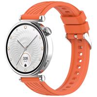 Bracelet de montre Line Wood Grain Design pour Huawei GT4 Watch Bracelet de montre en cuir