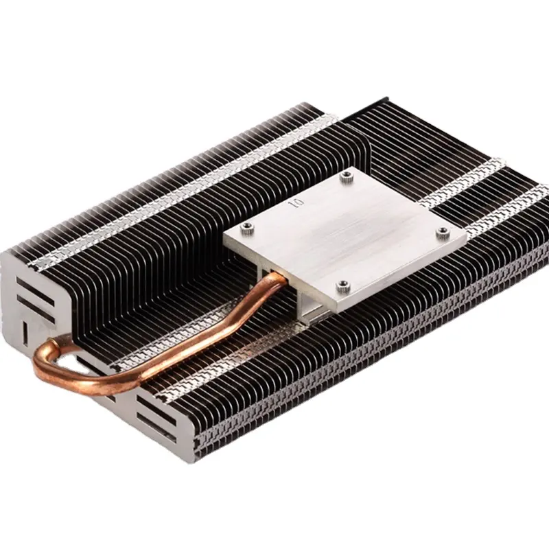 FM extruded Aluminum skived fin Heatsink 5 heat Pipe Cooler 150W high power GPU backplate vega64 vga video card Radiators