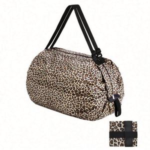 Portable Large Oxford Cloth <b>Folding</b> Shopping Bag Colorful Camouflage Reusable Foldable Grocery Tote Bag - Product Image 6