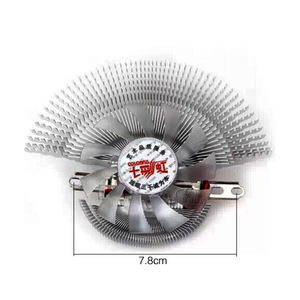 Refroidisseur de carte graphique, dissipateur thermique en aluminium, ventilateur silencieux 53 55 78mm pour carte graphique - Product Image 3