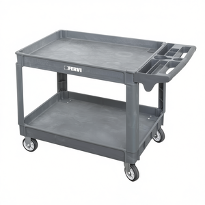 Carrito de Almacenamiento de Herramientas Fervi de 2 Niveles, Polipropileno, C075/2 - Product Image 2