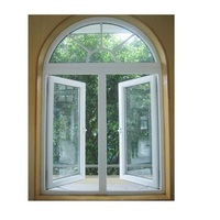 Fenêtre coulissante en PVC de conception française CBMMART, porte à double vitrage en UPVC, fenêtre à battant coulissante
