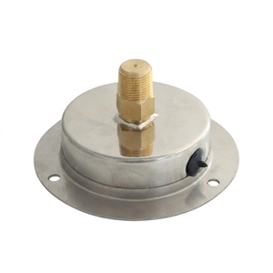 Vente directe usine Y75ZT Manomètre hydraulique industriel à bride haute précision en acier inoxydable - Product Image 4