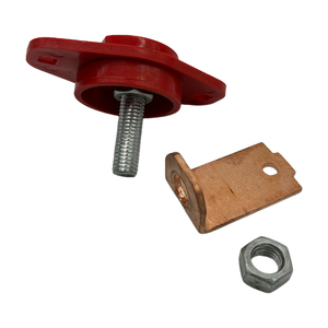 บล็อกเชื่อมต่อทองแดง Mille 300A สีแดงดำ Dinse <span class=keywords><strong>35</strong></span> 50 สำหรับเครื่องเชื่อม Mille มีสินค้าในสต็อก OEM - Product Image 2