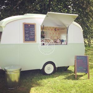 American Tuk Tuk Aluminum Fiberglass Towable Food Trailer Cart for Ice Coffee Shop Cafe Commercial Use for Sale - Product Image 6