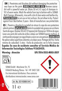 Shampoo concentré brillant de grande qualité, 1 litre, lavage auto haute brillance pour finitions de peinture éclatantes - Product Image 6