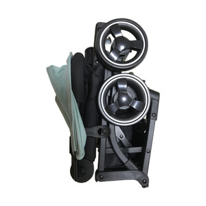 Poussette de luxe de haute qualité facile à prendre <span class=keywords><strong>en</strong></span> alliage d'aluminium Design compact pliable 3-<span class=keywords><strong>en</strong></span>-1 voiture bébés âgés de 3 ans coton EVA - Product Image 5