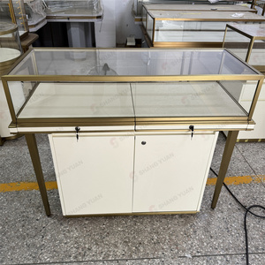 Tùy chỉnh hiện đại đồng hồ cửa hàng hiển thị Showcase LED chiếu sáng đồ trang sức cửa hàng đồ nội thất hợp thời trang đồng hồ thủy tinh trang sức hiển thị trường hợp Showcase - Product Image 4