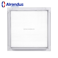 NOUVEAU Panneau de grille de plafond carré en aluminium HVACR EG-B, type alvéolé, pour entrepôt, registres d'air de retour HVAC, OEM