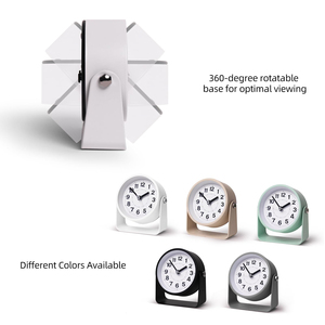 3.5 Inch Metal Quartz Alarm <b>Clock</b> Turn Swing Mute Features for Student's Desk Space - Product Image 4