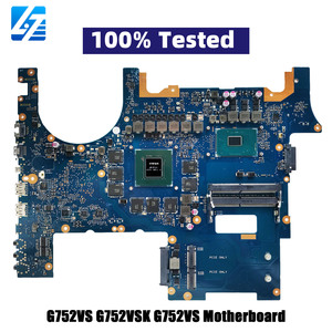 G752VS Carte mère d'ordinateur portable pour ASUS ROG G752V <span class=keywords><strong>GL752VW</strong></span> GL752VL G752VSK G752VS Carte mère d'ordinateur portable avec CPU I5 I7 100% Tests OK Stk - Product Image 1