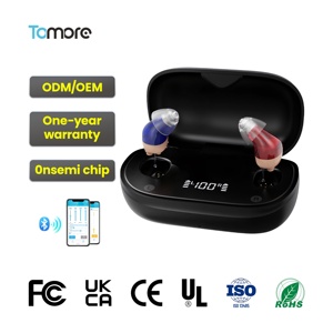 Nieuwste digitale oplaadbare mini-hoortoestellen, onzichtbaar gehoorapparaat voor lichte gehoorverlies, beste budget OTC-optie - Product Image 1