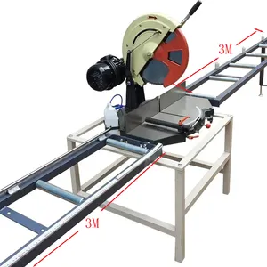 Digital double -rail door and window cutting machine feed racks are used for material cutting support