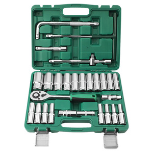 Juego de Llaves de Trinquete Tuosen de 28 Piezas, 1/2 Pulgada, Acero al Carbono, Kit de Herramientas para Reparación de Automóviles - Product Image 2