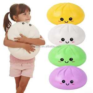 Giant Buns 25cm Food Dumpling Squishy Glitter Large Steamed Bun Baozi Mystery Box Balls Fidget Sensory Anti Stress Squeeze Toy - Product Image 1