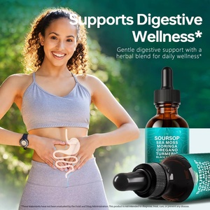 Gotas Líquidas de Guanábana 10 en 1 de Marca Privada para la Salud Intestinal, Extracto Natural de Graviola para Energía y Digestión - Product Image 5
