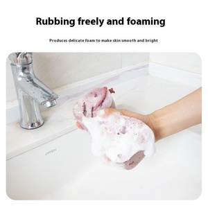 Mềm Dày Bọt Tắm Bọt Biển Cho Người Lớn Đầy Màu Sắc Hoa Cọ Ngạo Pad Với Dây Buộc Tắm Phụ Kiện Cho Nam Giới Và Phụ Nữ - Product Image 4