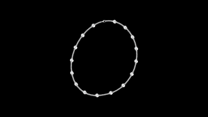 Dainty Gold and Diamonds Yard Necklace for Women Fine Jewelry with Sparkling Station Diamonds Ideal for Layering Bridal Wear - Product Image 5