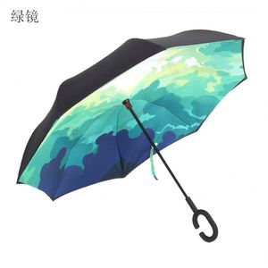 Sombrilla de Coche Tipo C con Protección UV de Doble Capa y Resistente al Viento, Sombrilla Recta Invertida para Niños - Product Image 6