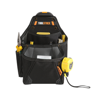 กระเป๋าใส่เครื่องมือช่างแบบพกพา TOOL STACK รุ่น Compact Multi-Pocket พร้อมสายสะพายและช่องเก็บอุปกรณ์สำหรับช่างไม้ ช่างซ่อม และช่างอื่นๆ - Product Image 1