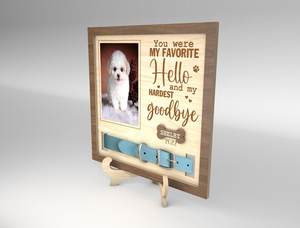 Set regalo sincero personalizzato con cornice commemorativa per cani per onorare il tuo amato amico peloso - Product Image 4