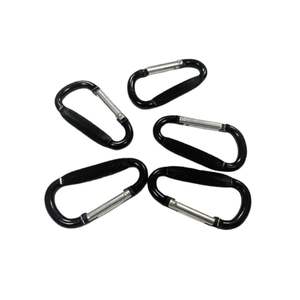 Pince à crochet pour mousqueton en métal rond rétractable de haute qualité avec matière plastique fabriquée à Taiwan - Product Image 2