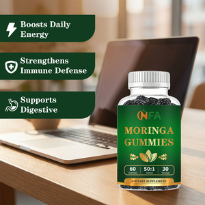 Gummies de Moringa Sans Sucre, Fortifiant Énergétique et Renforçant la Défense Immunitaire, Complément Santé, Vente Chaude OEM - Product Image 5