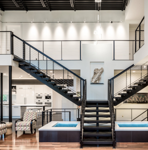 <span class=keywords><strong>Escalera</strong></span> Recta Contemporánea y Elegante con Superficie Pulida a Espejo, Ideal para Yates <span class=keywords><strong>de</strong></span> Lujo e Interiores Arquitectónicos Modernos - Product Image 3