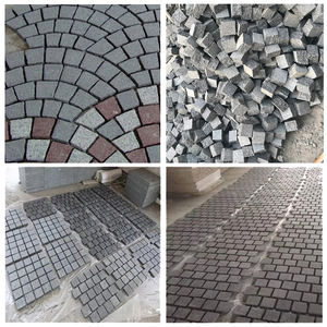 Prix des pavés en galets noirs en granit Black Star - Product Image 2