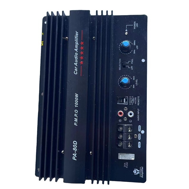 Car 10 "12" subwoofer power amplifier motherboard 12 volt high-power car speaker PA-80D power amplifier board 1000W
