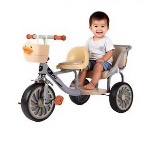 <span class=keywords><strong>Triciclo</strong></span> Doble <span class=keywords><strong>de</strong></span> Buena Calidad para Niños con Linda Cesta <span class=keywords><strong>de</strong></span> <span class=keywords><strong>Pato</strong></span> para Gemelos, Juguete para Niños Pequeños, Regalo <span class=keywords><strong>de</strong></span> Cumpleaños - Product Image 3