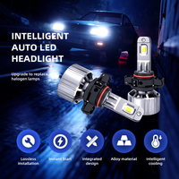 Faros LED PSX24 MCY H1-H19 9005-9007 9012 9145 880 881 5202 IP67 Impermeables 70W 5000 Lúmenes Ajuste Universal 6000-6500K