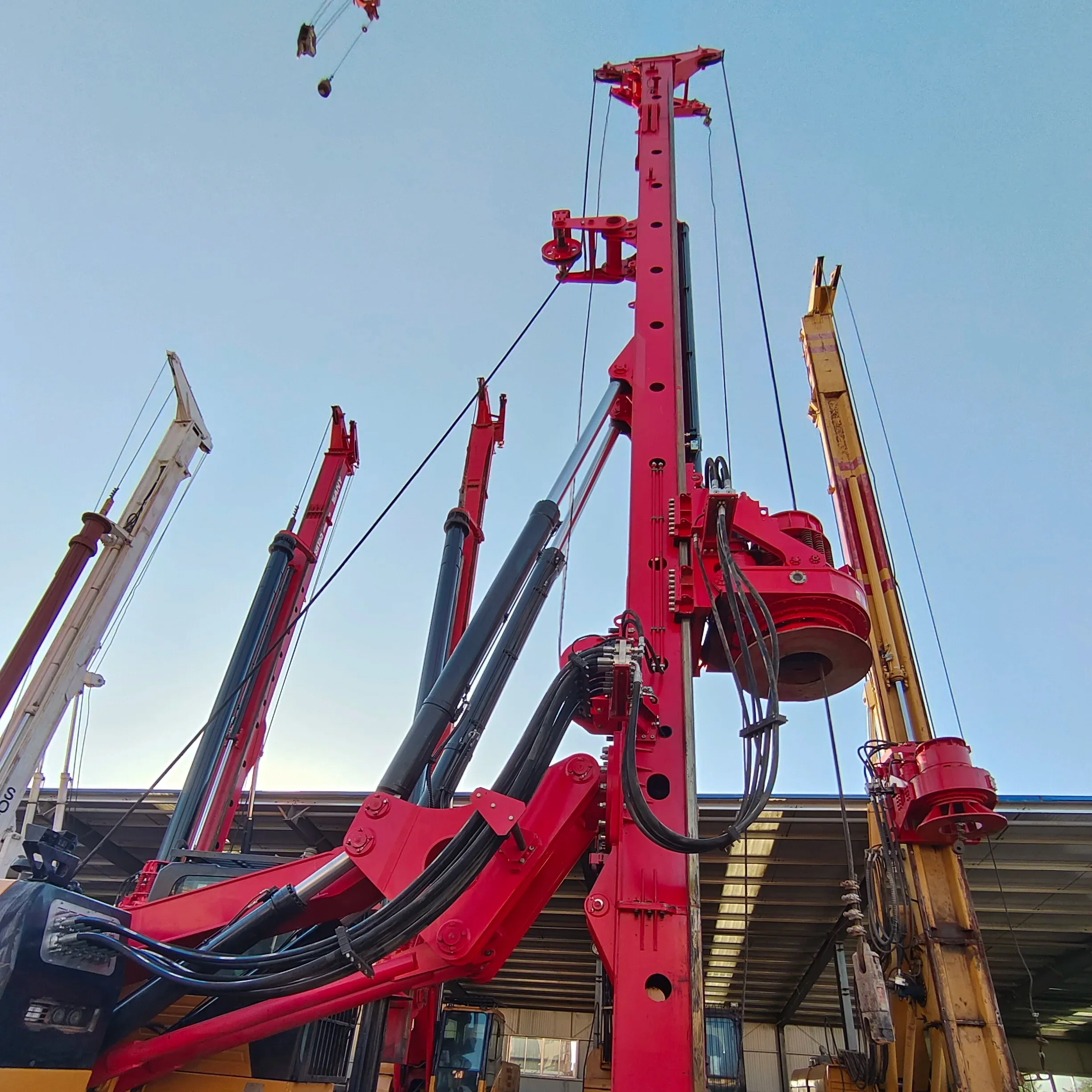 High performance used SANY SR235 rotary pile drilling rig hydraulic pilling rig on sale