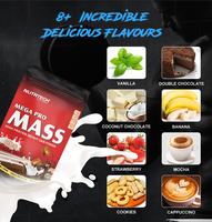 Poudre de protéines pour la prise de masse, formule personnalisée OEM Flavor Tech, compléments sportifs, développement musculaire, pré-entraînement, adulte, Nutrtech