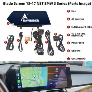 หน้าจอสัมผัสขนาด 10.25 นิ้ว รองรับ CarPlay สำหรับรถยนต์ BMW ซีรีส์ 3 ซีรีส์ 4 รุ่น G20 F30 F31 F32 ปี 2013-2019 เครื่องเล่นมัลติมีเดียในรถยนต์ พร้อมระบบนำทาง GPS - Product Image 1