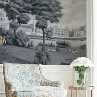 Papier peint mural 3D auto-adhésif sans couture, grand format, motif floral européen en relief, pour salon et chambre à coucher, style campagnard américain
