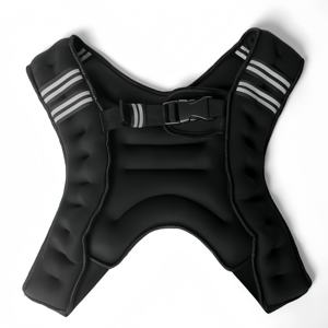 เสื้อกั๊กถ่วงน้ำหนัก3/5/8กก. เสื้อออกกำลังกายแถบสะท้อนแสงปรับได้สำหรับผู้ชายฝึกวิ่ง - Product Image 2