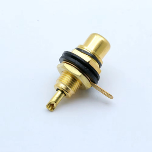 Conector <span class=keywords><strong>RCA</strong></span>, Conector <span class=keywords><strong>Hembra</strong></span> Chapado en Oro, Conector de Cable <span class=keywords><strong>para</strong></span> Soldar, Conector <span class=keywords><strong>RCA</strong></span> <span class=keywords><strong>para</strong></span> Montaje en Panel de <span class=keywords><strong>Chasis</strong></span> - Product Image 4