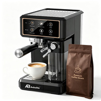 Máquina de Espresso Anbolife de 20 Bares para el Hogar con Molinillo de Granos de Café, Máquina de Café Espresso y Cappuccino Personalizada de Fábrica
