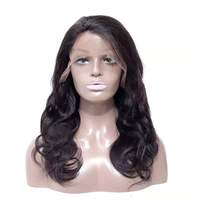 Perruque frontale en dentelle à ondulations lâches brésiliennes, cheveux humains, sans colle, avec ligne de cheveux naturelle pour femmes