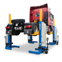 Maxima Kabellose Vier-Säulen-8,5-T-Hochleistungs-Mobil-Hebebühne FC85W Hydraulische LKW-Hebebühne für LKW-Reparatur und -Wartung