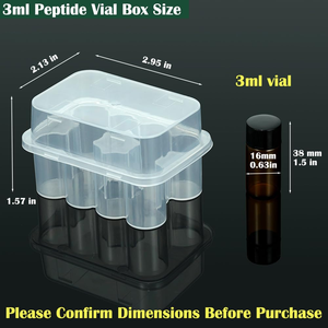 Wholesale Custom 3 to 20ml Vaccine Bottle <b>Packaging</b> Storage <b>Box</b> Plastic <b>Small</b> Bottle <b>Box</b> Transparent PP Rectangular Guangdong - Product Image 4