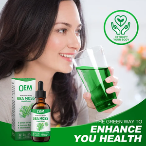 Biocaro Sea Moss Liquid Drops Gel de mousse de mer irlandaise biologique avec supplément de racine de bardane Soutien immunitaire et soutien articulaire de la thyroïde - Product Image 2