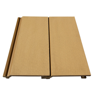 Ngoài Trời WPC Tre <span class=keywords><strong>Composite</strong></span> Tường Mặt Tiền Nhôm Ốp Panels Bên Ngoài Tường - Product Image 4