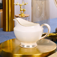Service à thé de luxe Golden Line service à boissons en céramique et en porcelaine service à thé et à café de Chine
