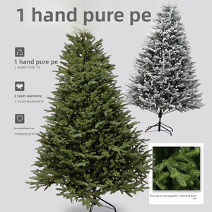 <span class=keywords><strong>Sapin</strong></span> de Noël artificiel haut de gamme en <span class=keywords><strong>sapin</strong></span> d'Amérique du Nord, pré-éclairé, floqué, 430-620 lumières LED, en PE pur, fabriqué en Chine - Product Image 1