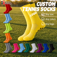 Produits tendance, chaussettes de football personnalisées antidérapantes, chaussettes de football antidérapantes, chaussettes de sport en tricot blanc, chaussettes à grip