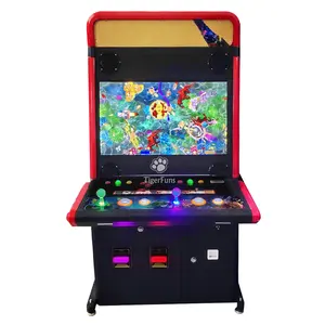 Hot Selling Muntautomaat Vissen Schietspel Machine 3d Vis Jager Spel Tafel Voor 2 Speler