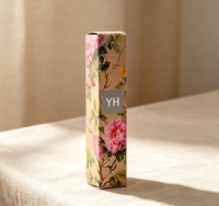 Boîtes d'emballage cosmétiques biodégradables écologiques imprimées sur mesure, logo estampé à chaud, boîtes rigides en papier kraft pour parfum